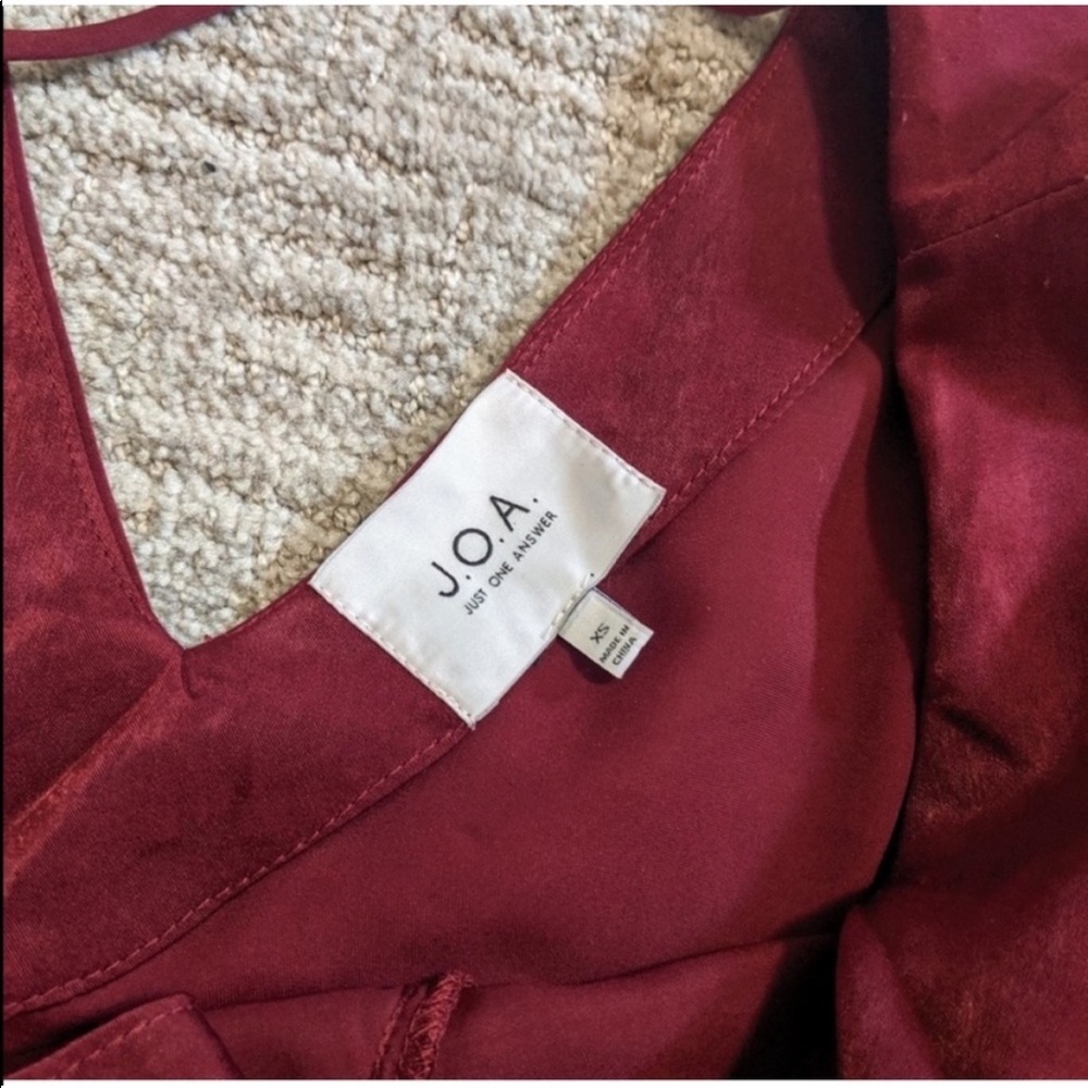 JOA Ruffle Crop Blouse - Picture 7 of 8